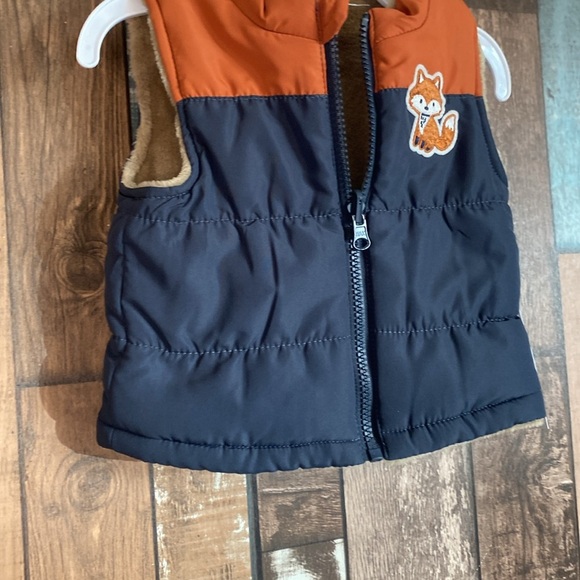 🦊 Robeez puffy reversible Fox vest - Picture 6 of 13